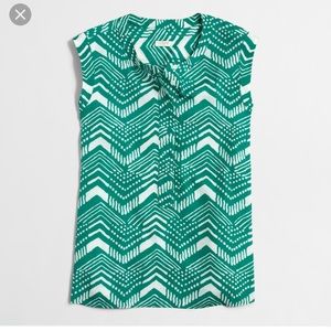 J Crew Factory Drapey Sleeveless Popover Sz 0